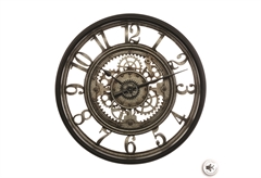 Ρολόι Τοίχου Atmosphera Vintage Γρανάζια Φ.51cm