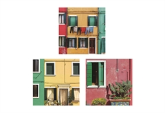 Καμβάς Ζωγραφικής Colored Facades 28X28cm σε Διάφορα Σχέδια