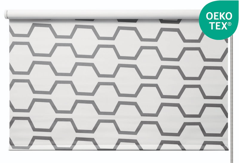 Ρολό Σκίασης Υφασμάτινο Central Home 230x100cm Printing Grey
