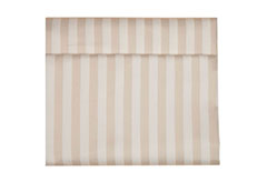 Σεντόνι Infinity Stripe Sand Λευκή/Μπεζ 170X260cm