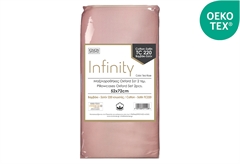 Σετ Μαξιλαροθήκες Ionion Oxford Infinity 72x52cm Tea Rose 2τμχ