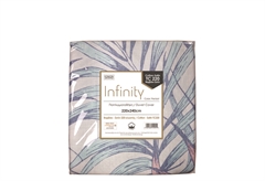 Παπλωματοθήκη Infinity Peridot Γαλάζια 220X240cm