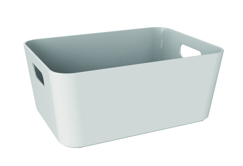 Καλάθι Αποθήκευσης Πλαστικό Dea Home Contemporary M19xΠ14xΥ8cm 1.7lt Λευκό
