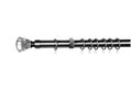 Κουρτινόβεργα Central Home Zaphire Επεκτεινόμενη Φ25/28mm 160/300cm Χρωμέ
