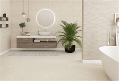 Πλακάκι Δαπέδου Πορσελανάτο Soft Lime 60x60cm Κρεμ