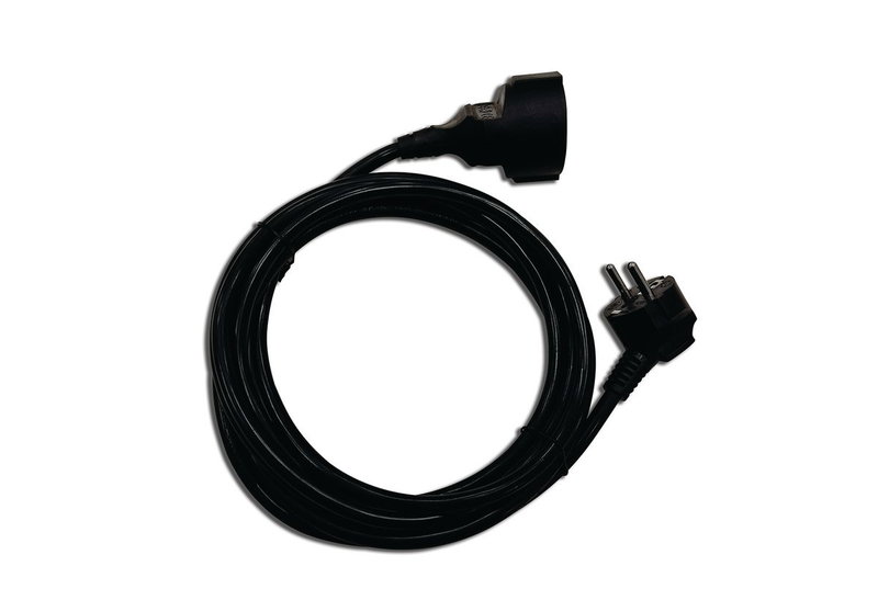 Προέκταση Καλωδίου Σούκο Plug On 3x1.5mm 3m Μαύρη
