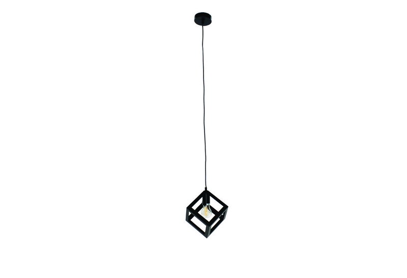 Κρεμαστό Φωτιστικό Gallis Cube Μαύρο
