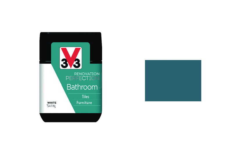 Χρώμα Ανακαίνισης V33 Renovation Perfection Bathroom Σκούρο Μπλε 75ml