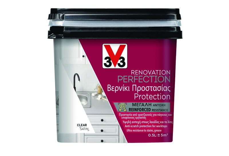 Χρώμα Ανακαίνισης V33 Renovation Perfection Protection Διάφανο 500ml