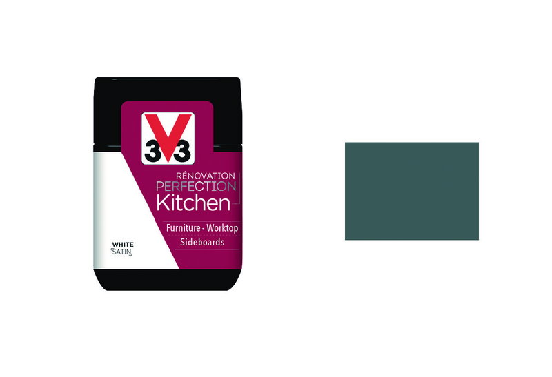 Χρώμα Ανακαίνισης V33 Renovation Perfection Kitchen Ανθρακί 75ml
