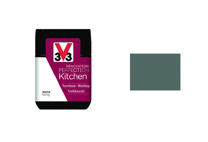 Χρώμα Ανακαίνισης V33 Renovation Perfection Kitchen Σκούρο Γκρι 75ml