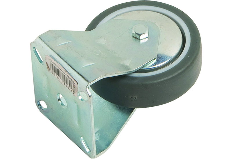 Ροδάκι Επίπλου Φ.75mm Σταθερό με Πλάκα 50X50mm