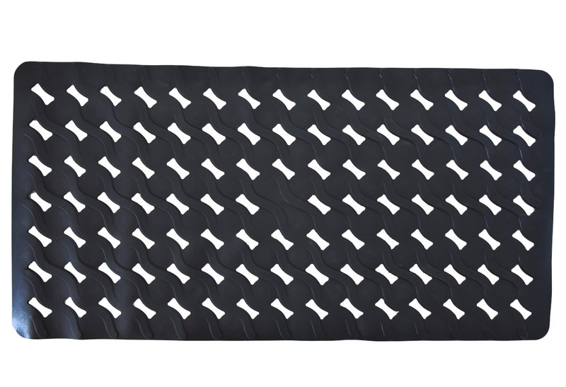 Αντιολισθητικό Πατάκι Μπανιέρας Octopus Nero 70x35cm Μαύρο