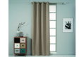 Κουρτίνα Easy Home Luna 260x140cm Μπεζ με Τρουκς