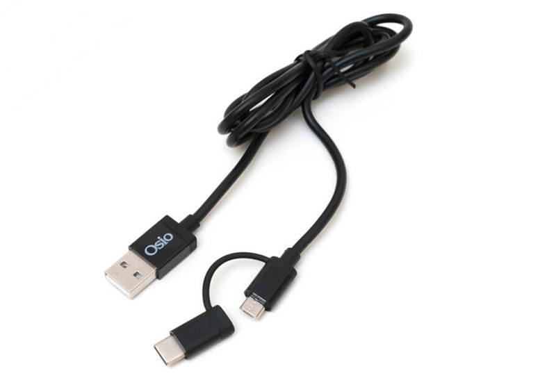 Καλώδιο Type C Osio OTU-495B 1m