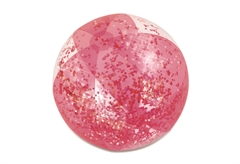Φουσκωτή Μπάλα Παραλίας Glitter Ροζ