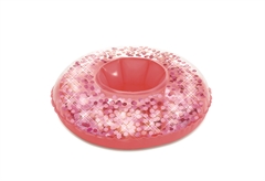 Φουσκωτή Ποτηροθήκη Polygroup Glitter Ροζ