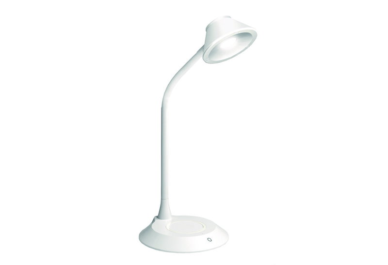 Φωτιστικό Γραφείου Led Jelte 5W 400L Λευκό Φ15xΥ40cm Aφης/Dim