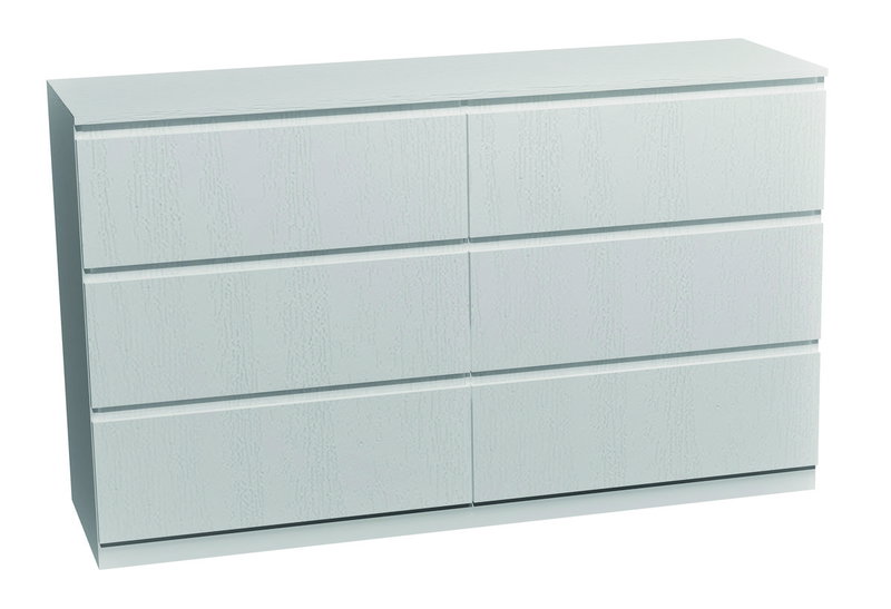 Συρταριέρα Sono Μ153xΠ46xΥ91cm Λευκή