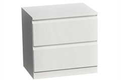 Κομοδίνο Liberta Sono με 2 Συρτάρια Λευκό