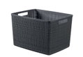 Καλάθι Αποθήκευσης Πλαστικό Curver Jute Cube M36xΠ28xY13cm 20lt Γκρι