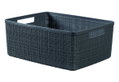 Καλάθι Αποθήκευσης Πλαστικό Curver Jute M36xΠ28xY15cm 12lt Γκρι