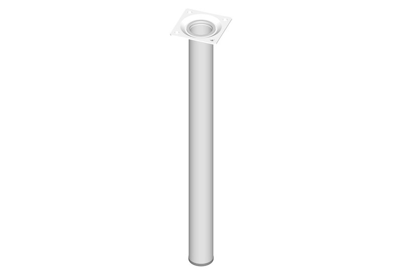 Πόδι Τραπεζιού Element Φ3x40cm Λευκό