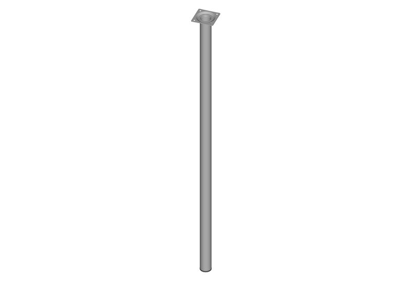 Πόδι Τραπεζιού Element Φ3x80cm Γκρι