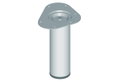 Πόδι Τραπεζιού Element Φ6x20cm Inox με Ρεγουλατόρο 30mm