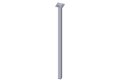 Πόδι Τραπεζιού Element Μ2.5xΠ2.5xΥ70cm Χρωμέ