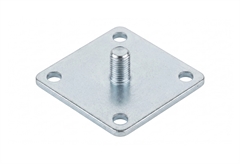 Βάση Στήριξης Ποδιού Επίπλου Element Μεταλλική 8x8mm M10