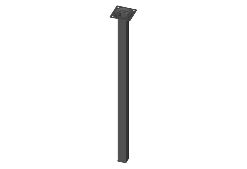 Πόδι Τραπεζιού Element Μ2.5xΠ2.5xΥ50cm Μαύρο