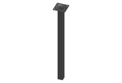 Πόδι Τραπεζιού Element Μ2.5xΠ2.5xΥ40cm Μαύρο