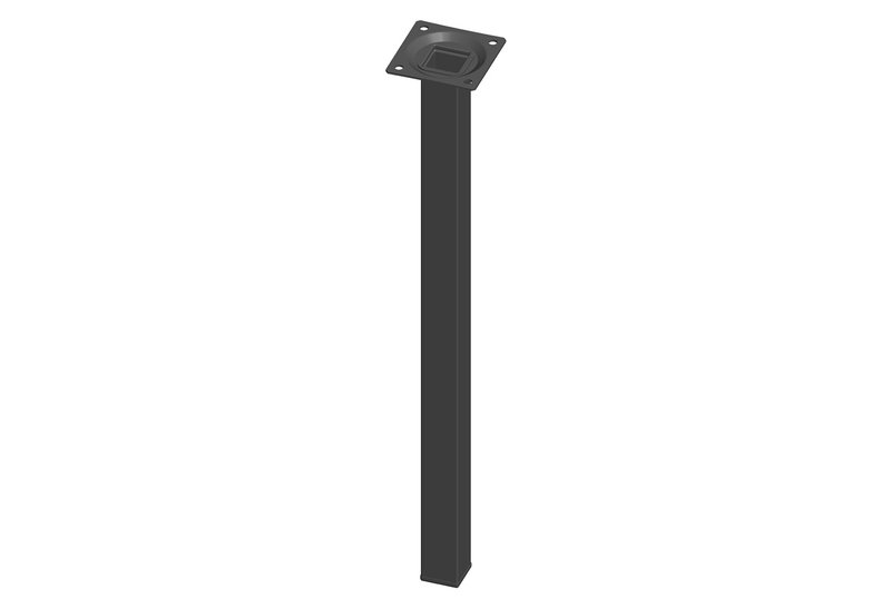 Πόδι Τραπεζιού Element Μ2.5xΠ2.5xΥ40cm Μαύρο