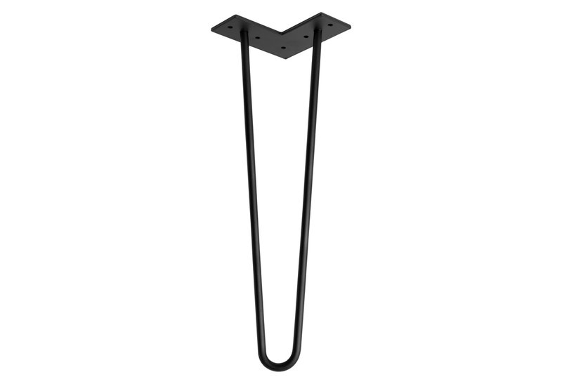 Πόδι Τραπεζιού Element Φ1x70cm Μαύρο με Ρεγουλατόρο