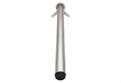 Σετ Πόδια Επίπλου Element Φ6x71cm Σατινέ με Ρεγουλατόρο 4τμχ
