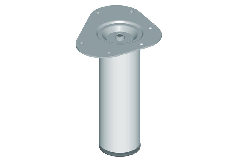 Πόδι Τραπεζιού Element Φ6x20cm Χρωμέ με Ρεγουλατόρο