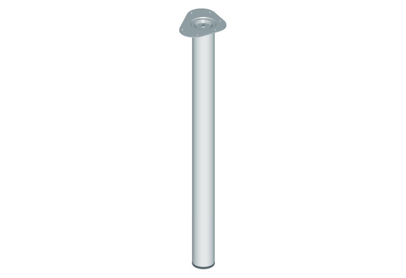 Πόδι Τραπεζιού Element Φ6x80cm Inox με Ρεγουλατόρο