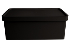 Κουτί Αποθήκευσης Πλαστικό Viomes Nova Μ28xΠ18.5xY13.5cm 5lt Μαύρο