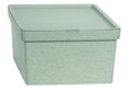 Κουτί Αποθήκευσης Πλαστικό Viomes Mosaic Πέτρα M35.5xΠ25.5xΥ13.5cm 10lt Γκρι Σκούρο
