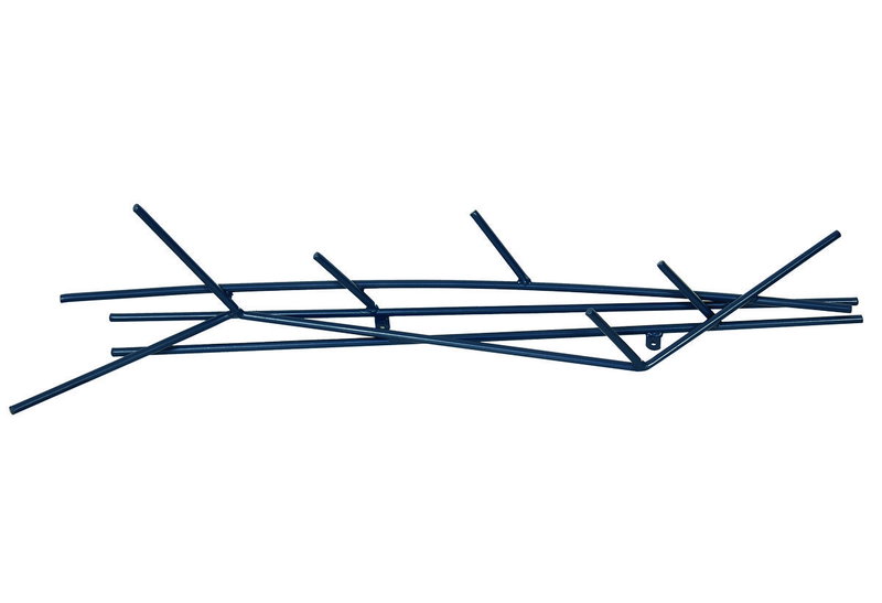 Κρεμάστρα Επιτοίχια Lines Μπλε