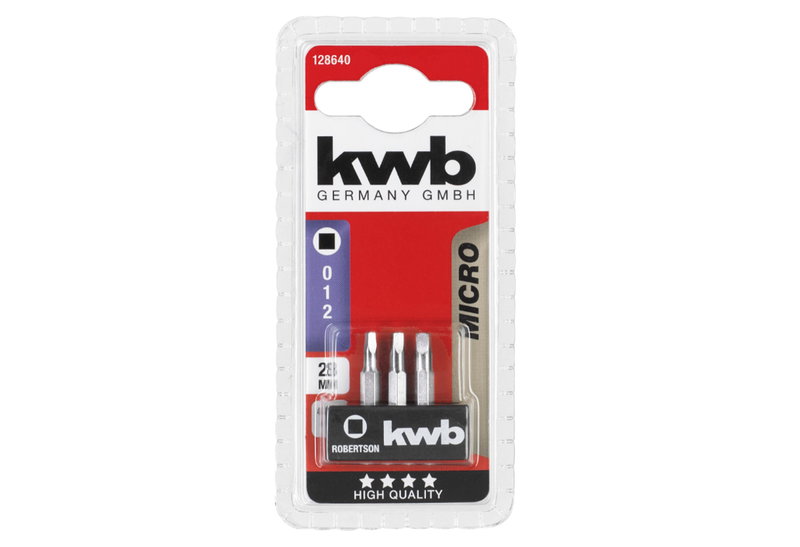 Σετ Μύτες Τετράγωνες KWB 3 Τεμάχια