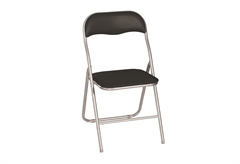 Καρέκλα Πτυσόμενη Liberta Mango M46xΠ44xY78cm Μαύρη