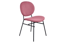 Καρέκλα Liberta Oval M56xΠ51xY82cm Ροζ