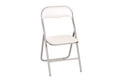 Καρέκλα Πτυσσόμενη Liberta Mango M46xΠ44xY78cm Λευκή