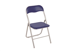 Καρέκλα Μεταλλική Πτυσσόμενη Mango M44xΠ46xΥ78cm Μπλε Ασημί Πόδια