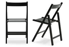 Καρέκλα Πτυσόμενη Liberta Bas M47.5xΠ42.5xY79cm Μαύρη