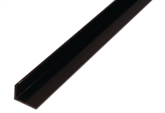 Προφίλ PVC Γωνιακό 40x10x1mm (2m) Μαύρο