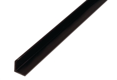 Προφίλ PVC Γωνιακό 25x25x1,8mm (2m) Μαύρο