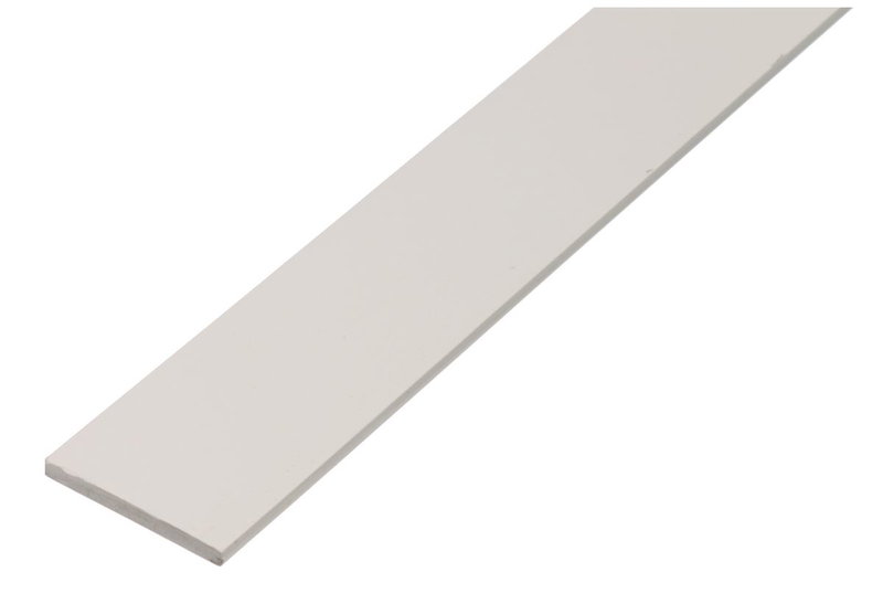 Προφίλ PVC Πλακέ 30x3mm (2m) Λευκό
